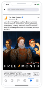Facebook reklamos kampanijos